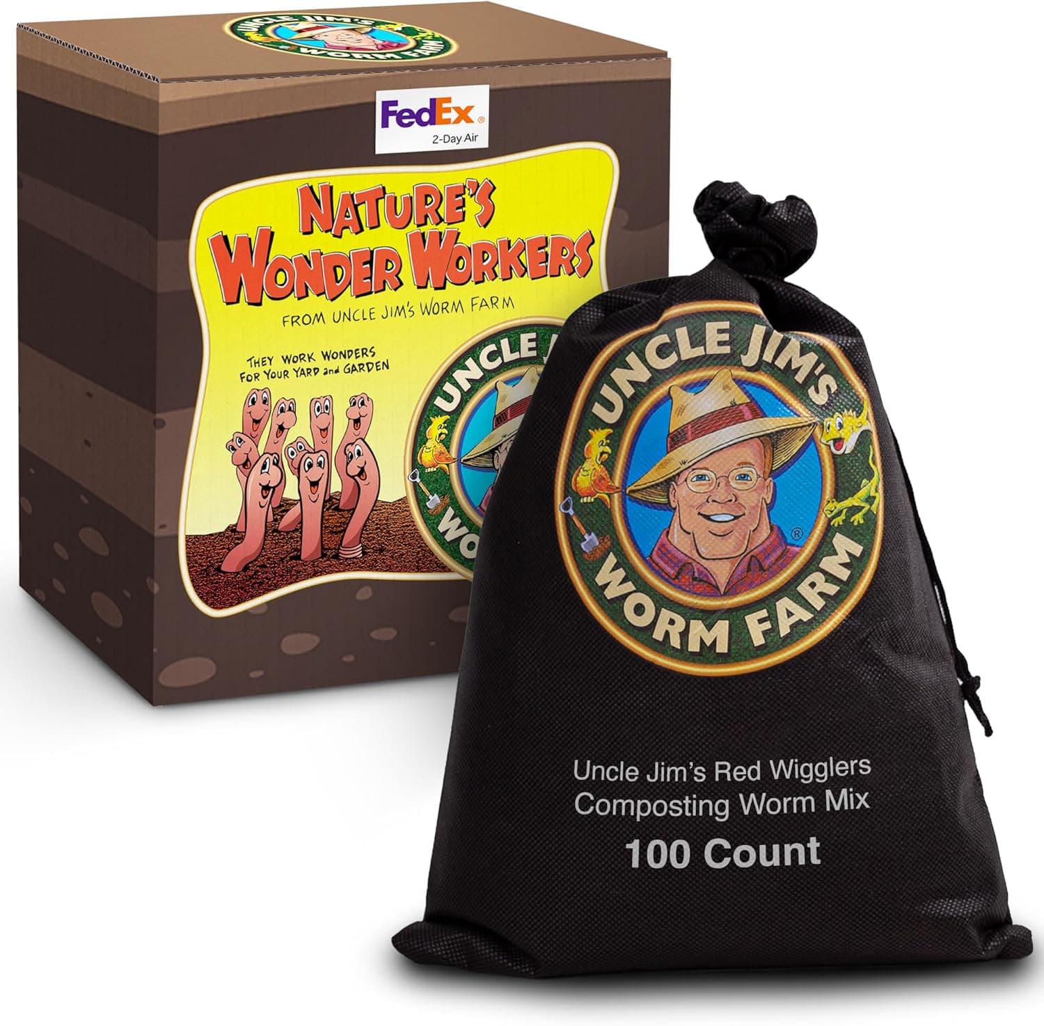 Red Wiggler Composting Worms